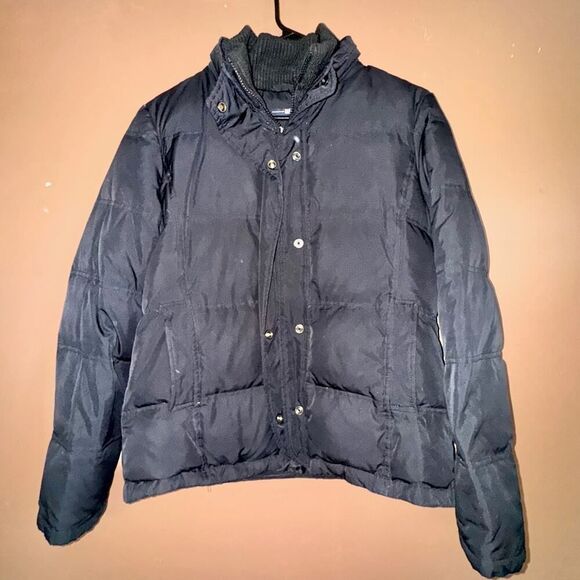 GAP Women's 3-1 Utility Down Puffer Full Zip Winter Coat Jacket Black - Medium - Picture 1 of 8